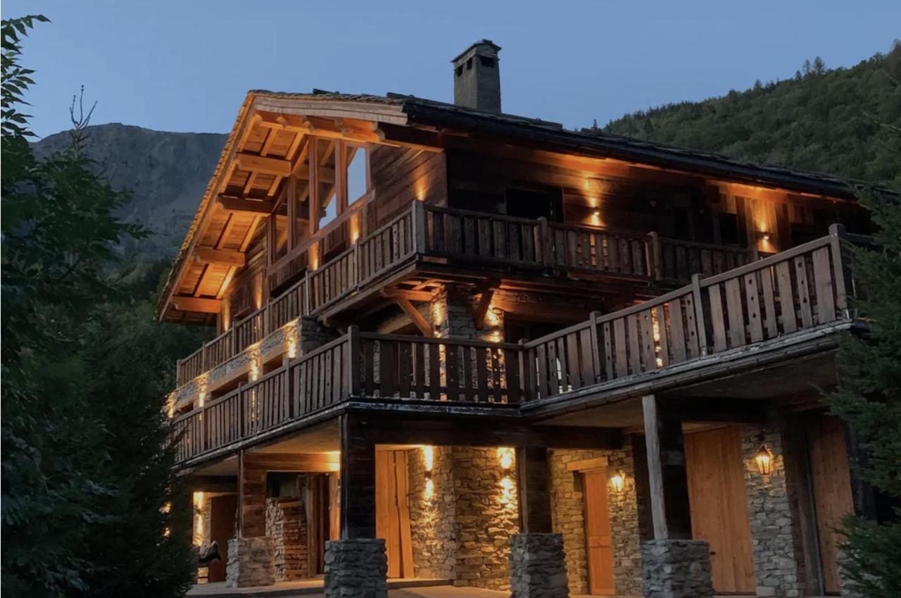 Le Ruitor, chalet 500 m2 luxueux de caractère Sainte-Foy-Tarentaise Extérieur photo
