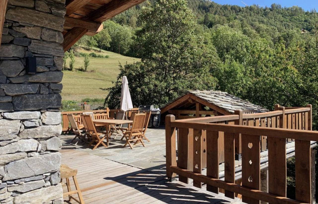 Le Ruitor, chalet 500 m2 luxueux de caractère Sainte-Foy-Tarentaise Extérieur photo