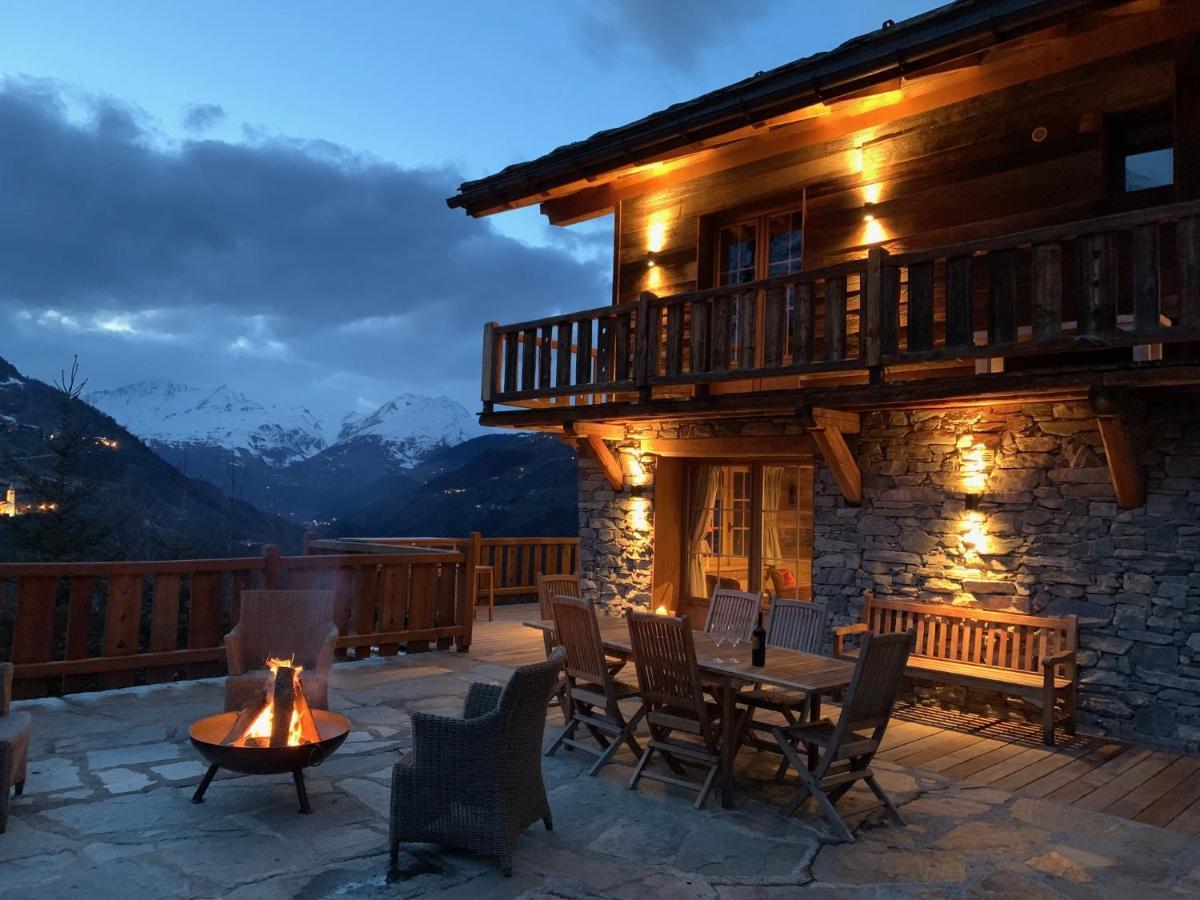 Le Ruitor, chalet 500 m2 luxueux de caractère Sainte-Foy-Tarentaise Extérieur photo