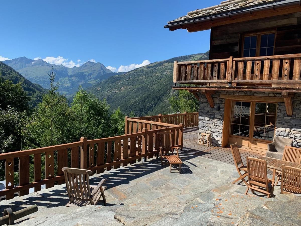 Le Ruitor, chalet 500 m2 luxueux de caractère Sainte-Foy-Tarentaise Extérieur photo