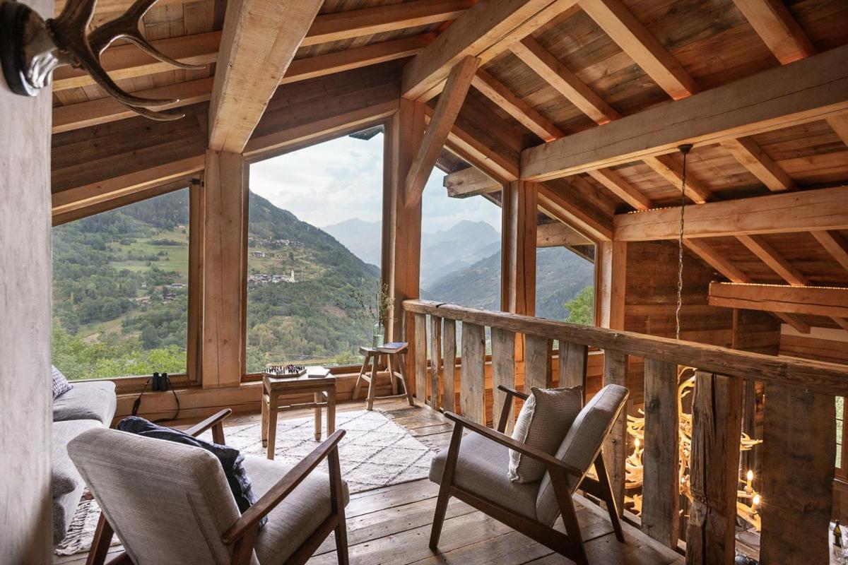 Le Ruitor, chalet 500 m2 luxueux de caractère Sainte-Foy-Tarentaise Extérieur photo